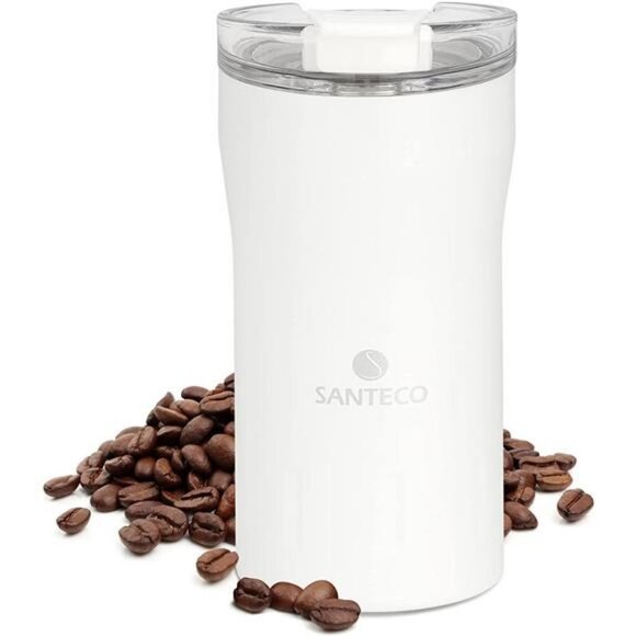 Coffee Mug 12 oz,  Insulated Coffee Cups with Flip Lid, Thermos Stainless Steel - Picture 1 of 6